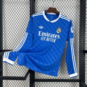 Mens Real Madrid 2025/26 Third Long Sleeve Jersey