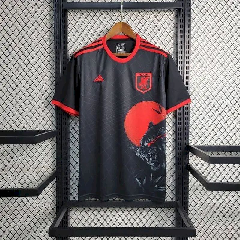 Japan-202324-Black-Leopard-Head-Special-Edition-Jersey.jpg Mens Japan 2023/24 Black Leopard Head Special Edition Jersey - Image 2