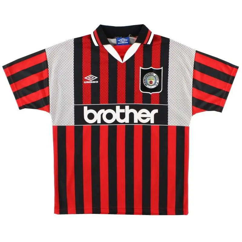Retro Manchester City 1994/1996 Away Jersey
