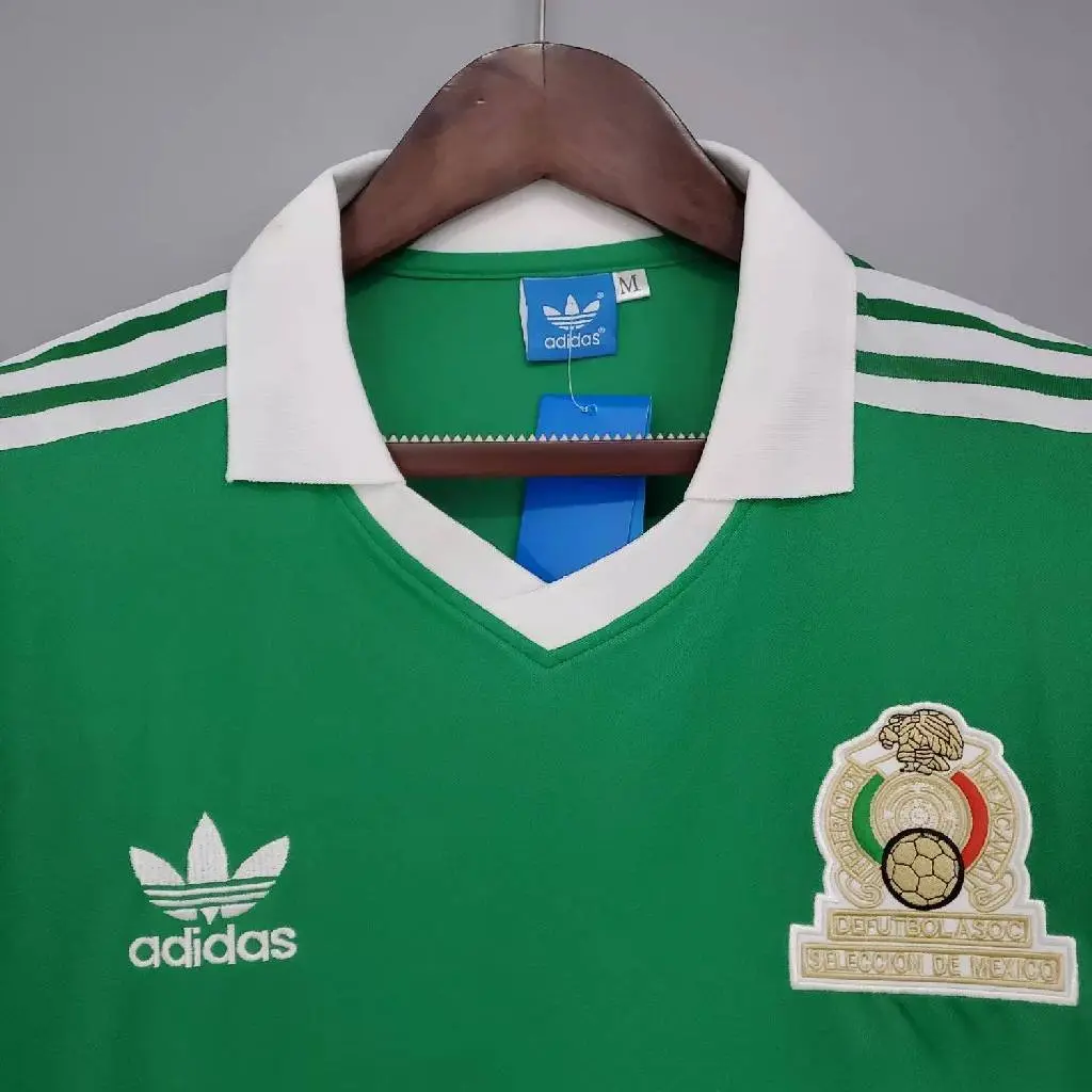 Mexico-1986-World-Cup-Home-Retro-Jersey-35801.webp Retro Mexico 1986 World Cup Home Jersey - Image 3