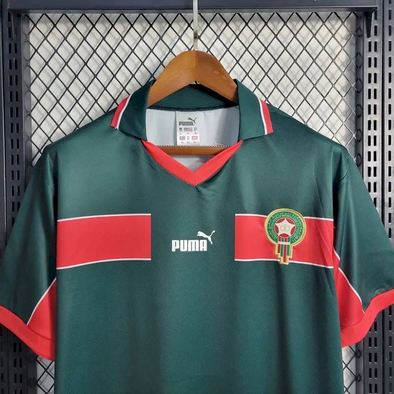 Morocco-1998-Third-Retro-Jersey-59369.jpg Retro Morocco 1998 Home Jersey - Image 4