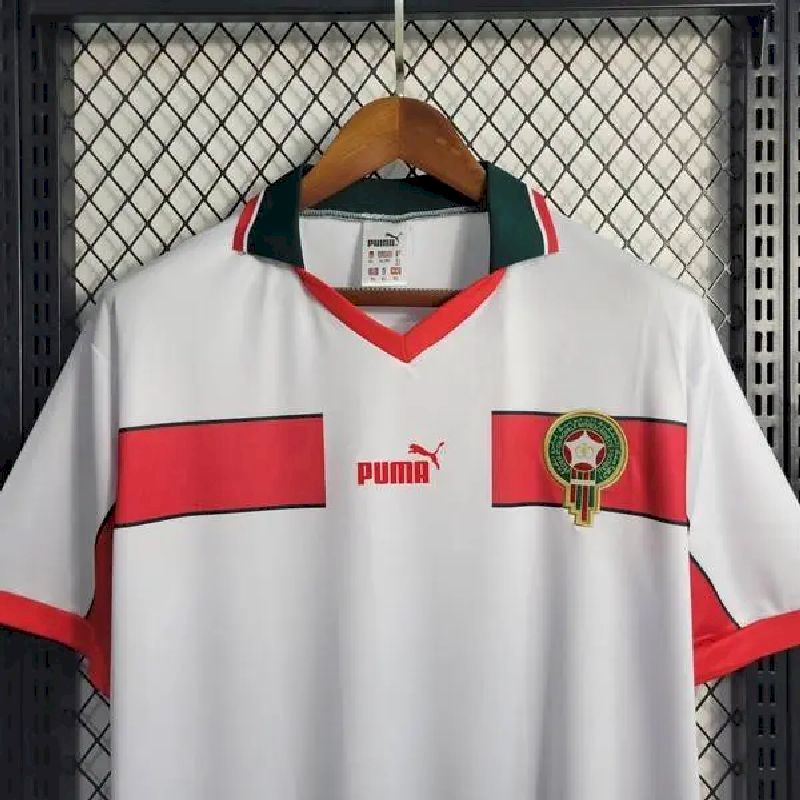 Morocco-1998-away-Retro-Jersey-53836.jpg Retro Morocco 1998 Away Jersey - Image 3