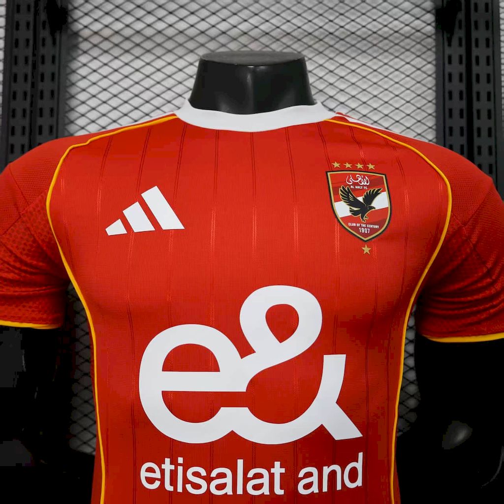 Player-Al-Ahly-Egypt-Away-20252026-new-season-Football-Jersey-Sports-shirt-10-1.jpg Mens El Ahly 2025/26 Home Authentic Jersey - Image 10