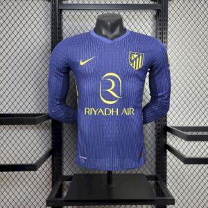 Mens Atletico Madrid 2025/26 Third Long Sleeve Authentic Jersey