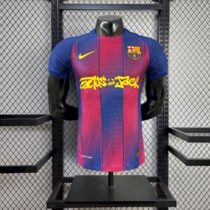 Mens Barcelona x Travis Scott 2025/26 Home Authentic Jersey