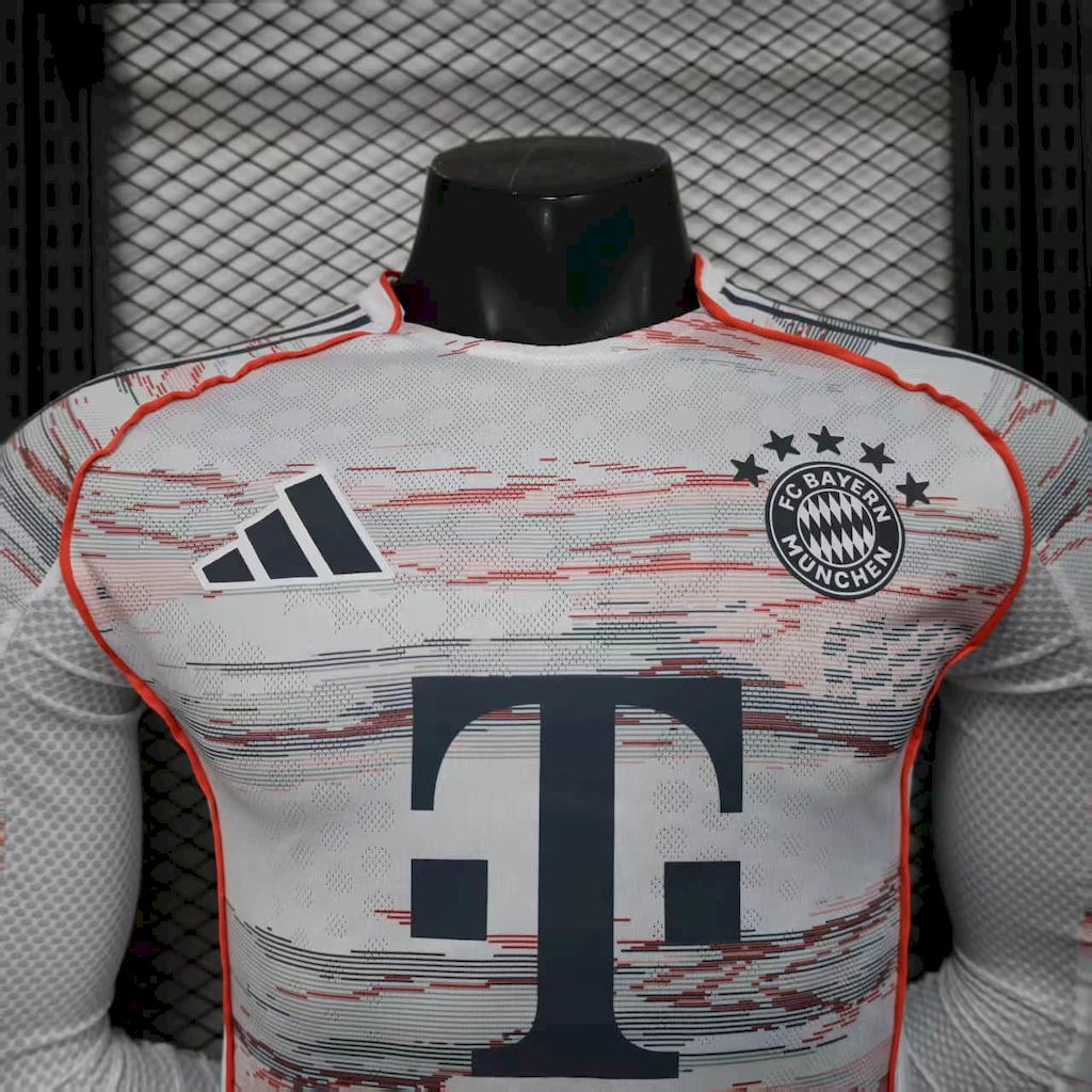 Player-Bayern-Munich-Away-Long-Sleeve-20252026-New-Season-Football-Jersey-Sports-Shirt-10.jpg Mens Bayern Munich 2025/26 Away Long Sleeve Authentic Jersey - Image 10