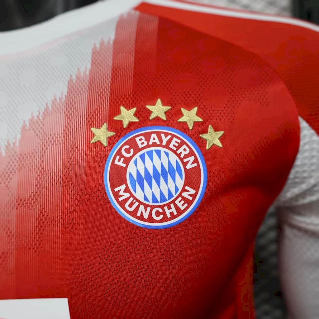Player-Bayern-Munich-home-Long-Sleeve-20252026-New-Season-Football-Jersey-Sports-Shirt-9.jpg Mens Bayern Munich 2025/26 Home Long Sleeve Authentic Jersey - Image 3