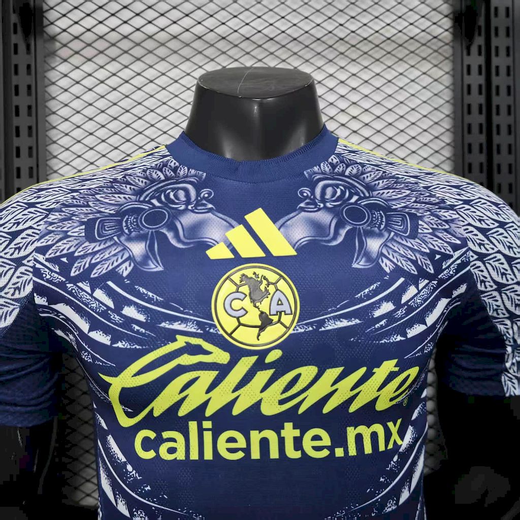 Player-Club-America-Away-20252026-New-Season-Football-Jersey-Sports-Shirt-8.jpg Mens Club America 2025/26 Away Authentic Jersey - Image 3