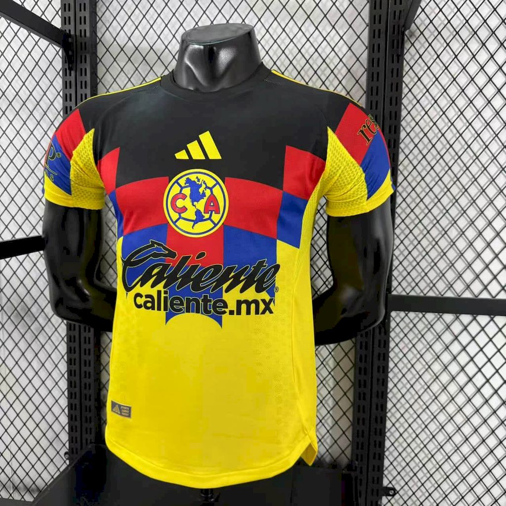 Player-Club-America-Home-20252026-New-Season-Football-Jersey-Sports-Shirt-5.jpg Mens Club America 2025/26 Home Authentic Jersey - Image 6