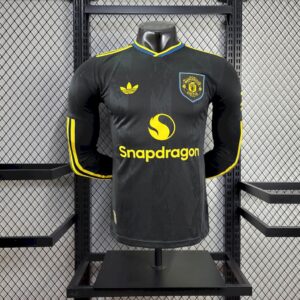 Mens Manchester United 2025/26 Third Long Sleeve Authentic Jersey