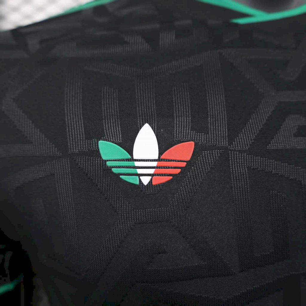 Player-Mexico-black-20252026-new-season-Football-Jersey-Sports-shirt-4.jpg Mens Mexico 2025/26 Away Authentic Jersey - Image 8