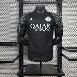 Mens Paris Saint-Germain 2024/25 Fourth Black Authentic Jersey