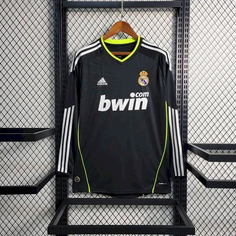 Retro Real Madrid 2010/11 Away Long Sleeve Jersey