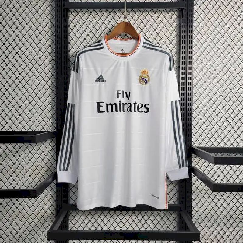 Real-Madrid-201314-home-Long-Sleeve-Retro-Jersey-55916.jpg Retro Real Madrid 2013/14 Home Long Sleeve Jersey - Image 1