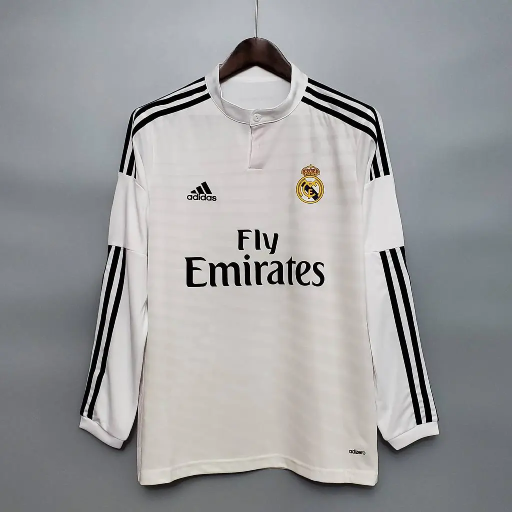 Real-Madrid-201415-Home-LS-Retro-Jersey-32094.webp Retro Real Madrid 2014/15 Home Long Sleeve Jersey - Image 1