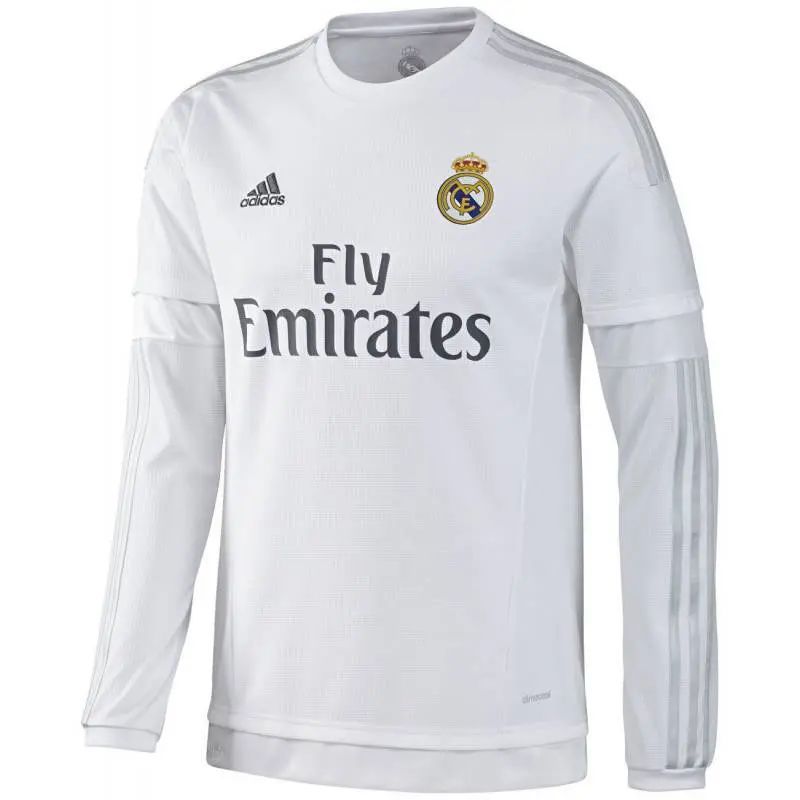 Real-Madrid-201516-Home-LS-Retro-Jersey-41480.jpg Retro Real Madrid 2015/16 Home Long Sleeve Jersey - Image 1