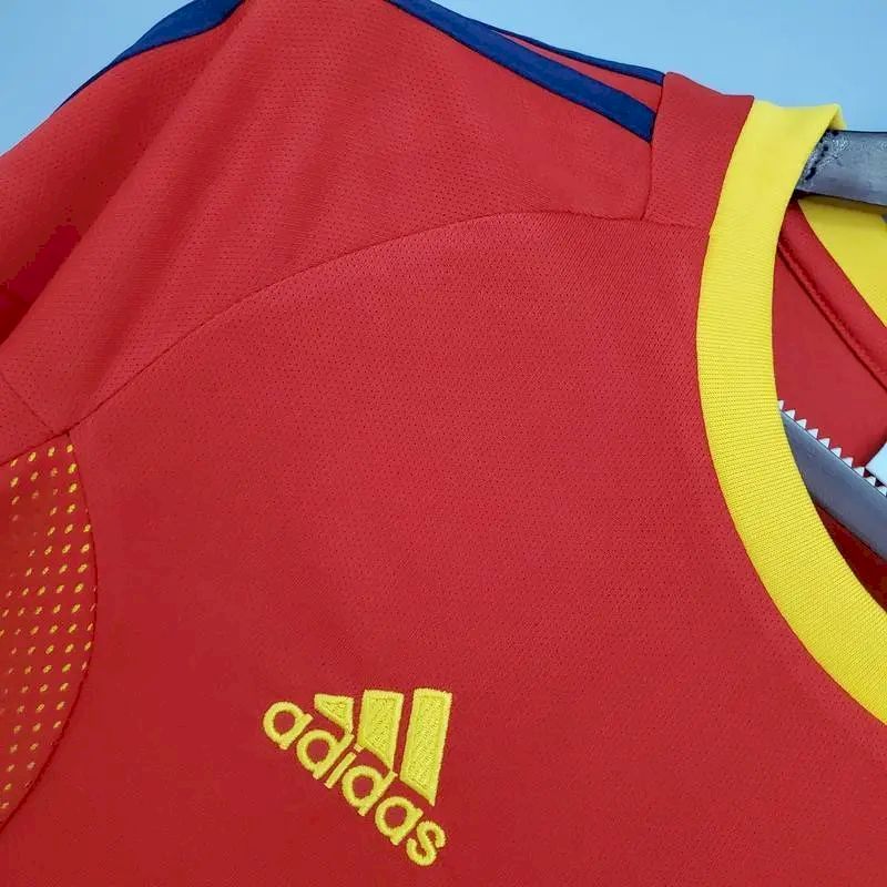 Spain-2002-Home-Retro-Jersey-58777.jpg Retro Spain 2002 Home Jersey - Image 7