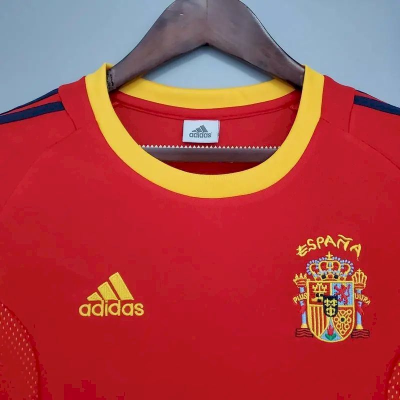 Spain-2002-Home-Retro-Jersey-58778.jpg Retro Spain 2002 Home Jersey - Image 4