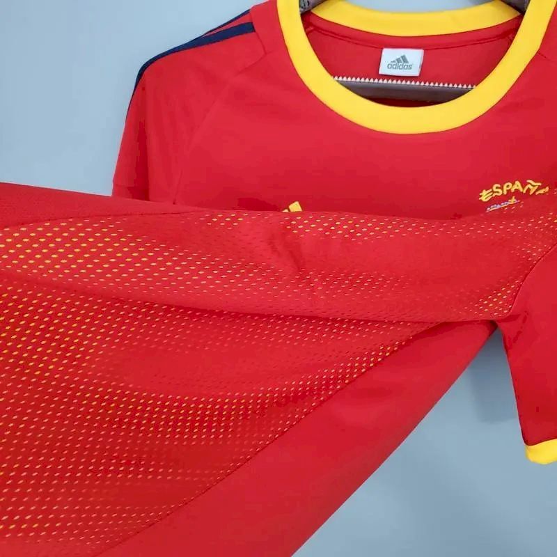Spain-2002-Home-Retro-Jersey-58779.jpg Retro Spain 2002 Home Jersey - Image 6