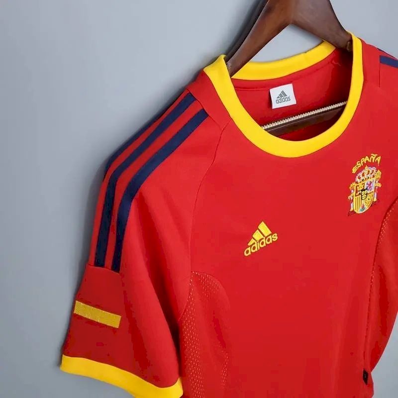 Spain-2002-Home-Retro-Jersey-58780.jpg Retro Spain 2002 Home Jersey - Image 3