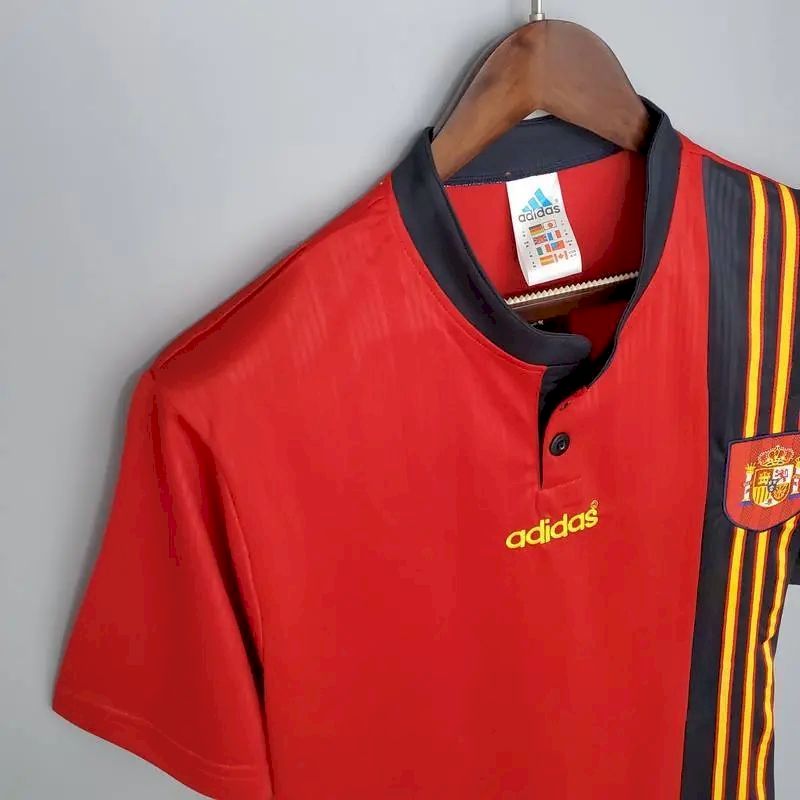 Spain-2002-Home-Retro-Jersey-58787.jpg Retro Spain 2002 Home Jersey - Image 12