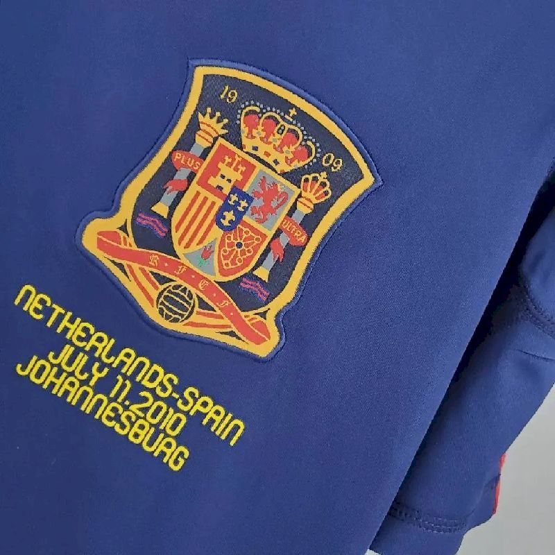 Spain-2010-World-Cup-Away-LS-Retro-Jersey-43036.jpg Retro Spain 2010 World Cup Away Long Sleeve Jersey - Image 4