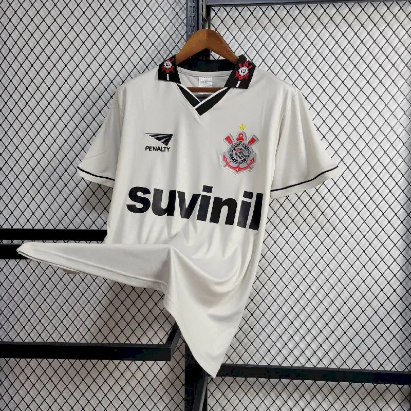 b05e38e9e0e7c84cd830c3a4e22e5a44.webp Retro Corinthians 1996 Home Jersey - Image 1
