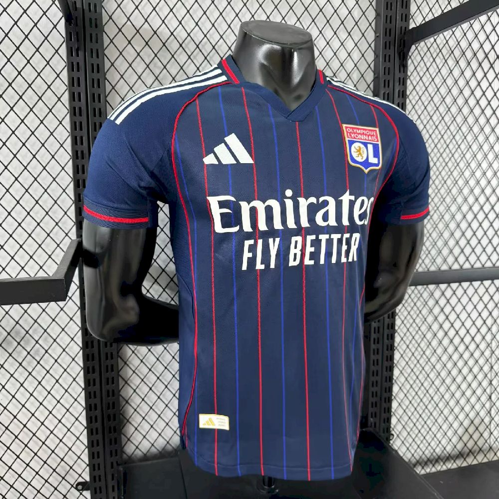 bboQAZABkAGQAYBJwArfviewer_4t5-19.jpg Mens Olympique Lyonnais 2025/26 Away Authentic Jersey - Image 4