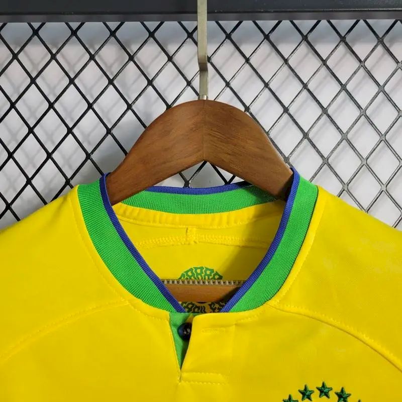 c1d32586.jpg Kids Brazil 2022 World Cup Home Kit - Image 5