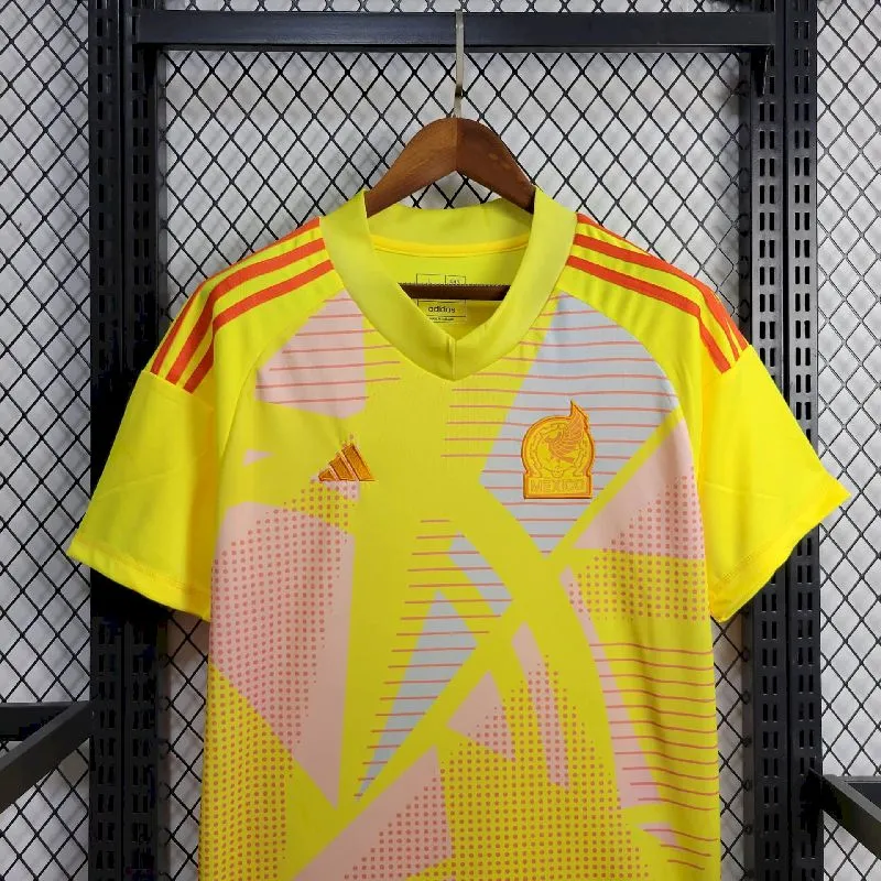 ed1ac80761eab32ab97813cbb84dacda.webp Mens Mexico 2024/25 Goalkeeper Jersey - Image 6
