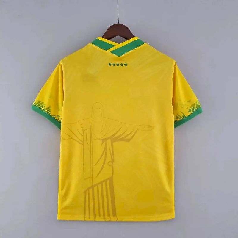 f4f8e3dc3b2efb7c.jpg Mens Brazil 2022 Special Jersey - Yellow - Image 7