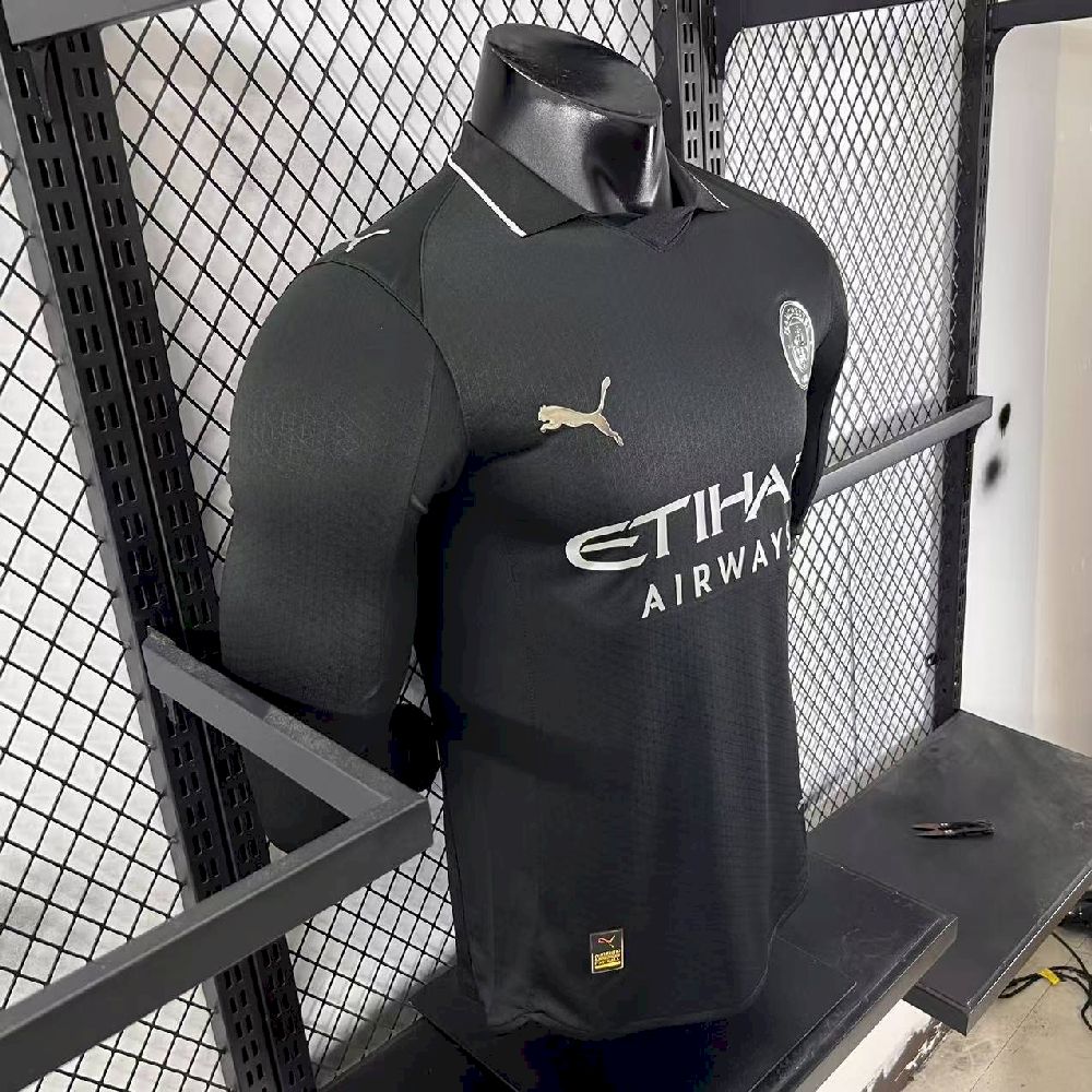 2025091113195450.jpg Mens Manchester City 2025/26 Away Long Sleeve Authentic Jersey - Image 3