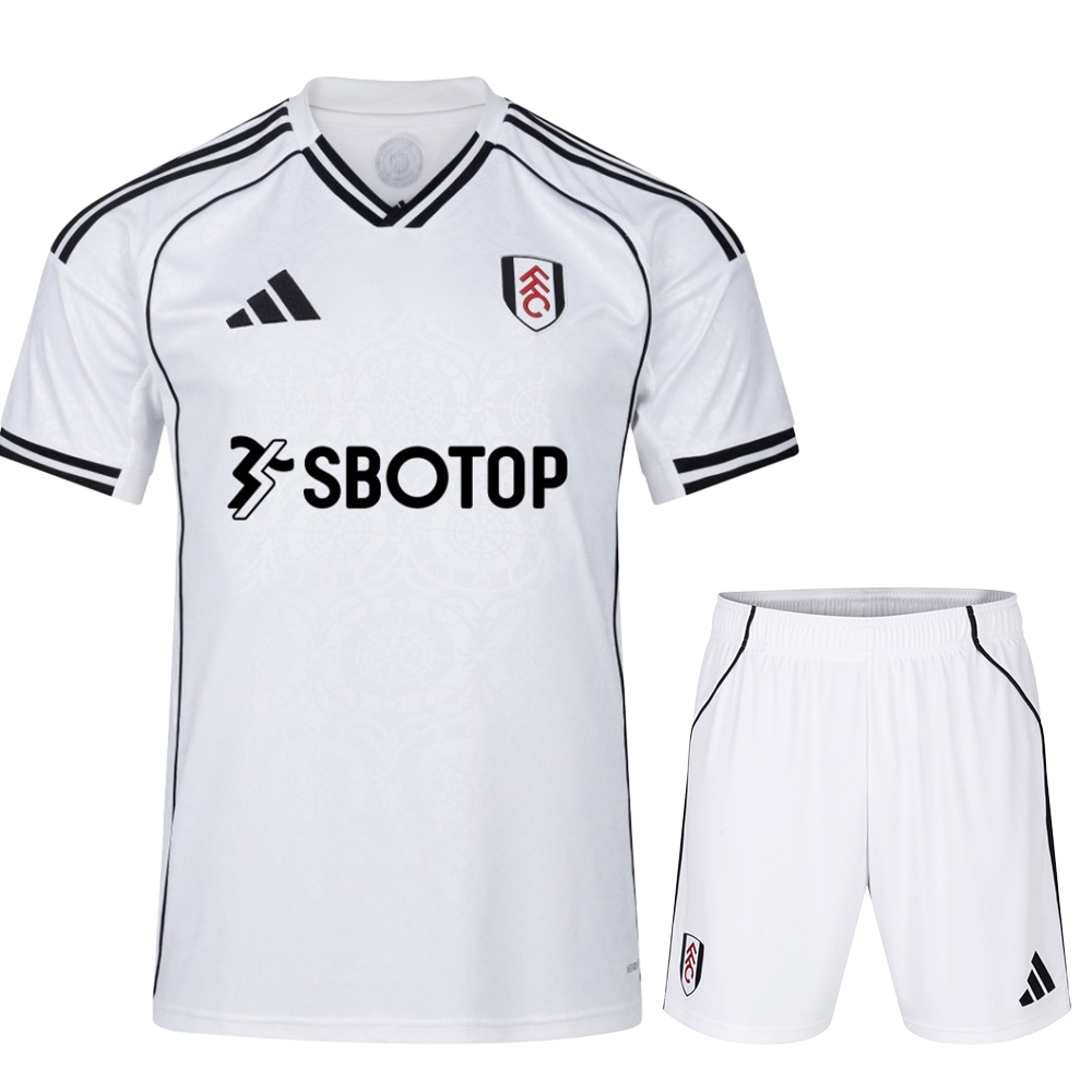 2025092222405550 Kids Fulham 2025/26 Home Kit - Image 1