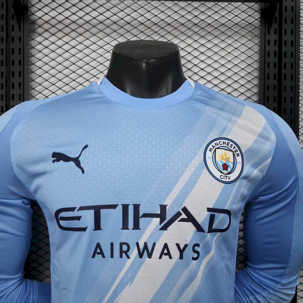 2025092320020481.jpg Mens Manchester City 2025/26 Home Long Sleeve Authentic Jersey - Image 10