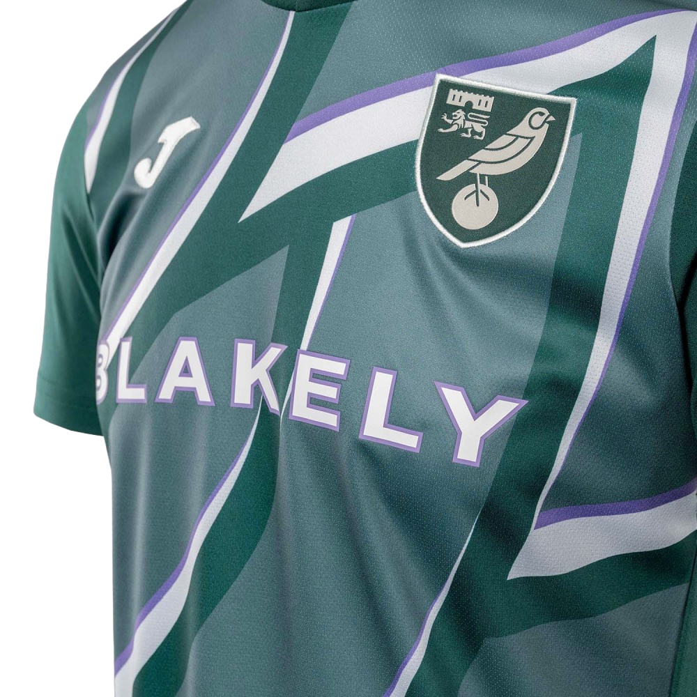 2025100814340335 Mens Norwich City FC 2025/26 Away Jersey - Image 5