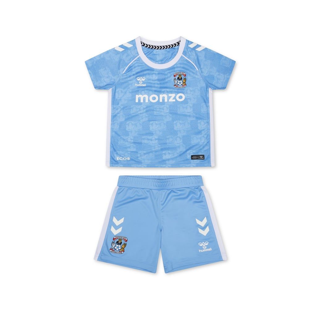 2025101008425384 Kids Coventry City 2025/26 Home Kit - Image 1