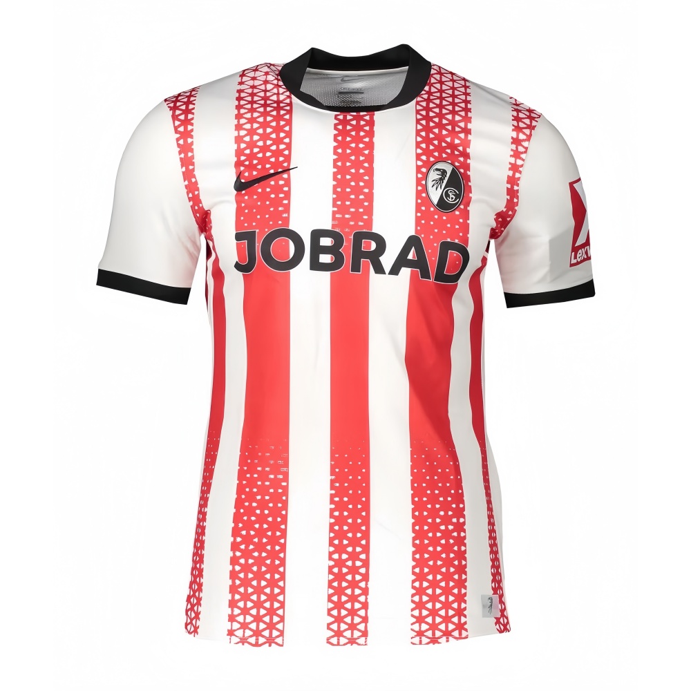 2025101621104345 Mens SC Freiburg 2025/26 Home Jersey - Image 1