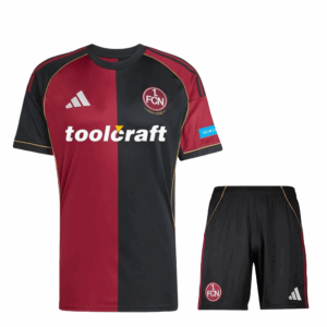 Kids 1.FC Nurnberg 2025/26 Home Kit