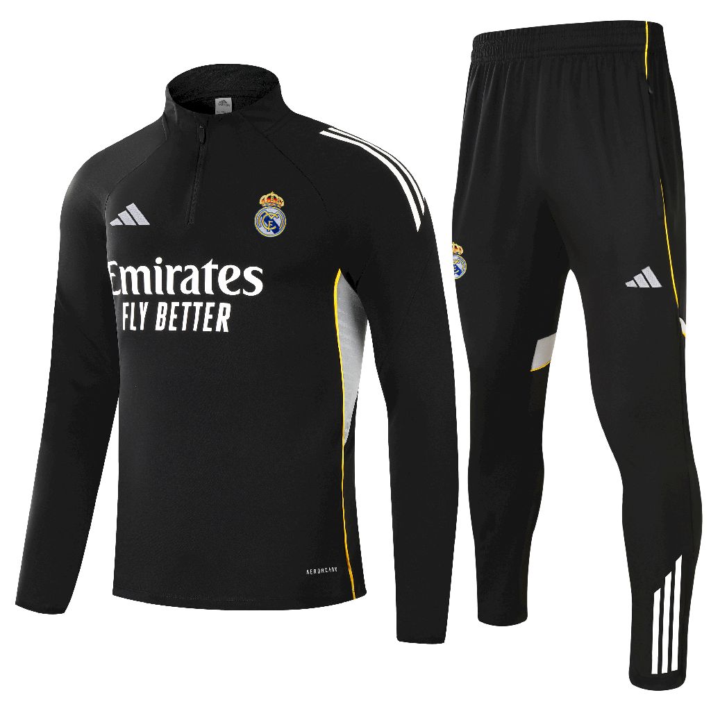 Unisex Real Madrid 2025/26 Half-Zip Sweater+Pant 14001