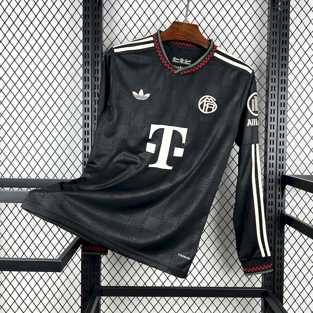 Mens Bayern Munich 2025/26 Third Long Sleeve Jersey