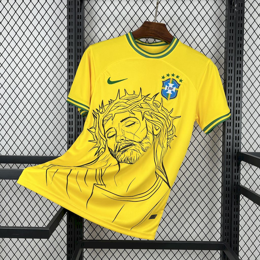 Mens Brazil X CRISTO 2022/23 Special Edition Jersey